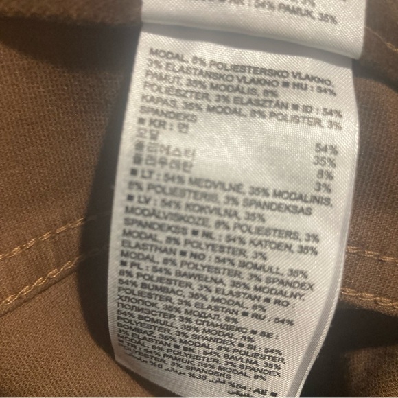 BANANA REPUBLIC Sz 29S Velvet High Rise 5 Pockets Flare Pants - Picture 12 of 15